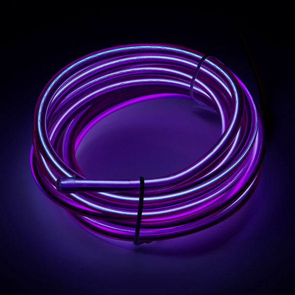 Bendable EL Wire - Purple 3m