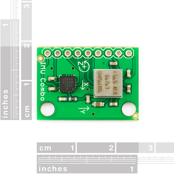 IMU Combo Board - 3 Degrees of Freedom - ADXL320/ADXRS610
