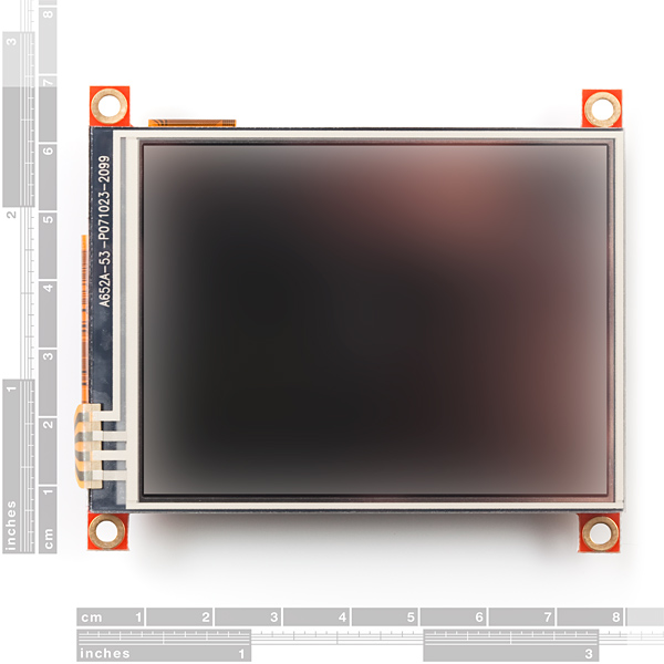 Serial TFT LCD 3.2" with Touchscreen