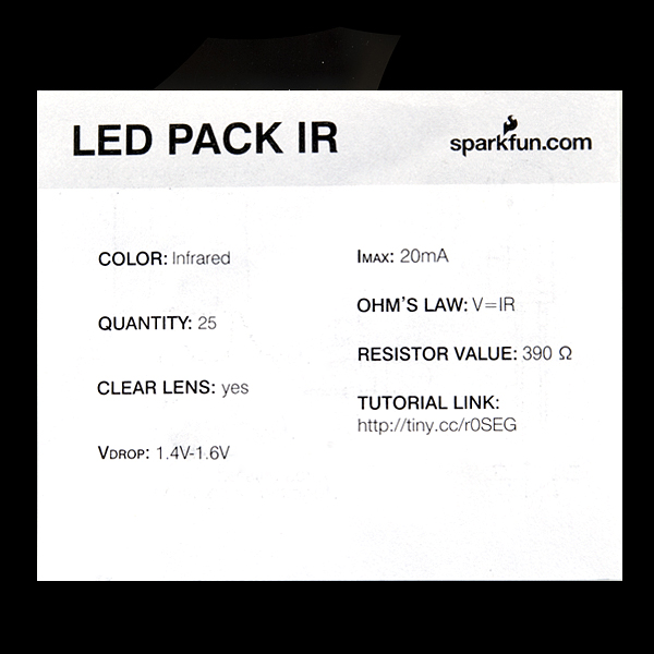 LED - Infrared 850nm (25 pack)