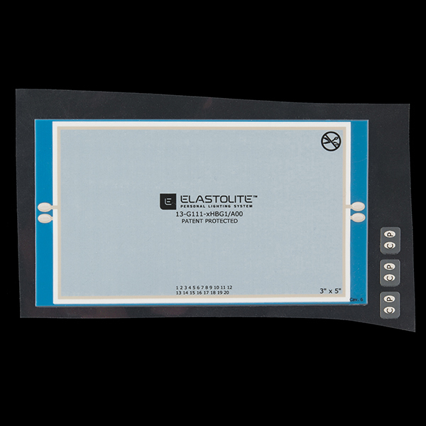 ELastoLite Panel - 5x3 inches - Blue