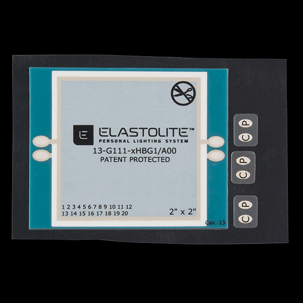 ELastoLite Panel - 2x2 inches - Blue-Green