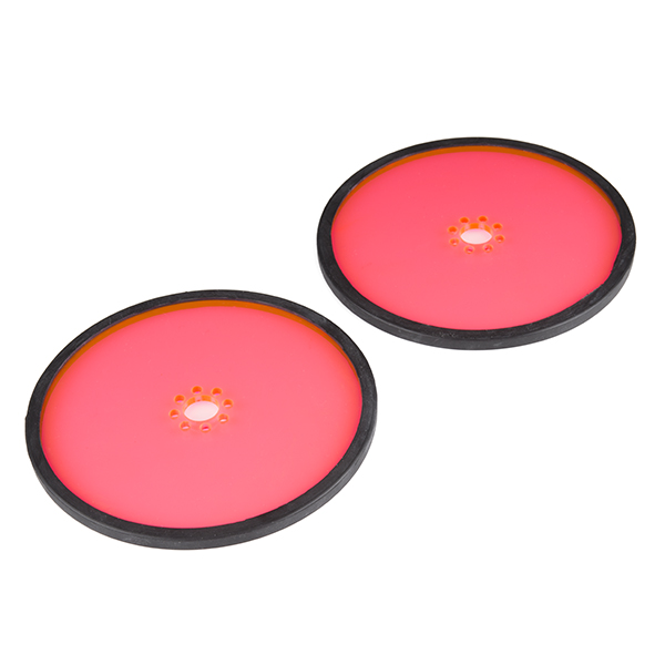 Precision Disc Wheel - 5" (Clear Pink, 2 Pack)