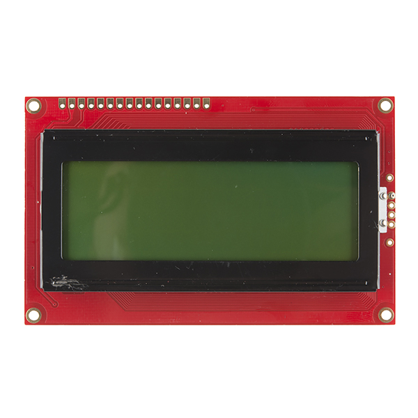 Basic 20x4 Character LCD - Black on Green 5V (Ding and Dent)