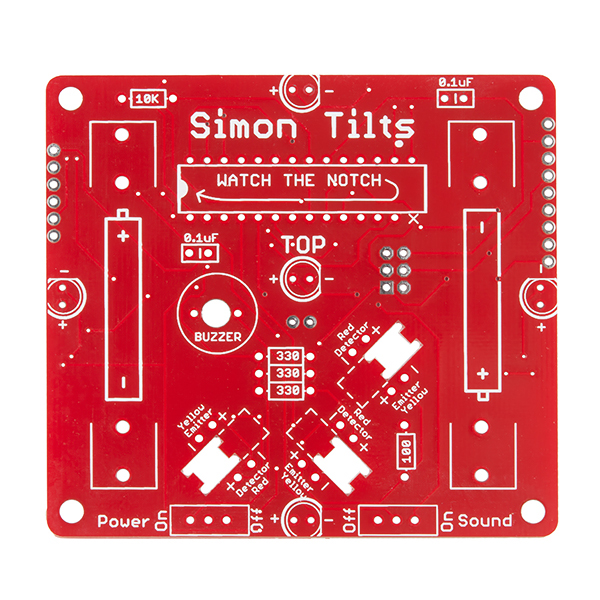 SparkFun Simon Tilts - Through-Hole Soldering Kit
