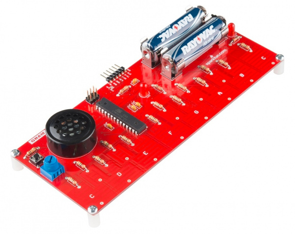 A fully built Gram Piano Kit