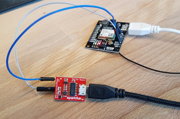 Serial basic connected to NEO-M8P