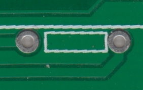 Annular ring on resistor
