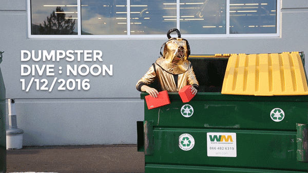 The 2016 (drumroll) ... Dumpster Dive!