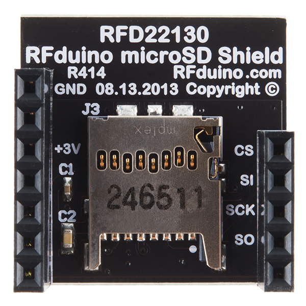 RFduino - MicroSD Shield
