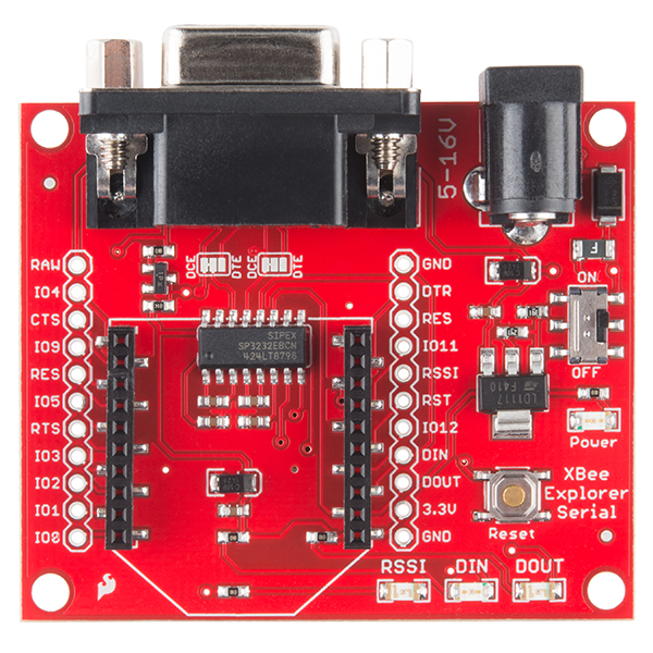 XBee Explorer Serial RS232-to-Serial Access to XBee Pins 