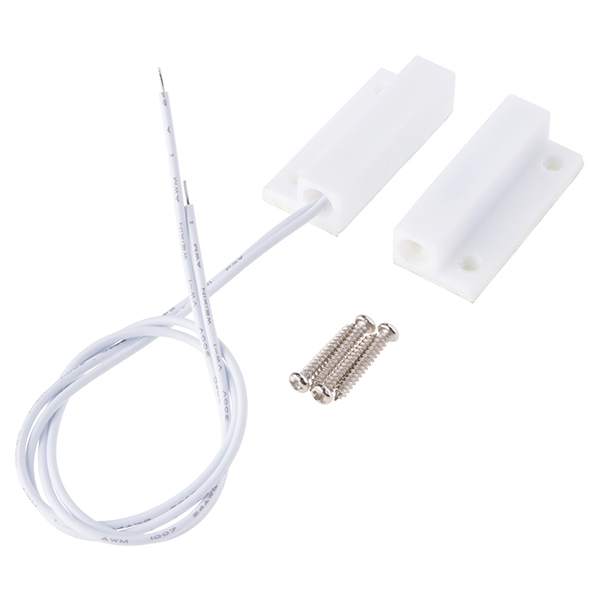 SPST-NO Circuit Magnet Actuator NTE Electronics 54-631 Magnetic Alarm Reed Switch NO for Closed Loop System Action 3/8 Diameter with Adaptor Holder 