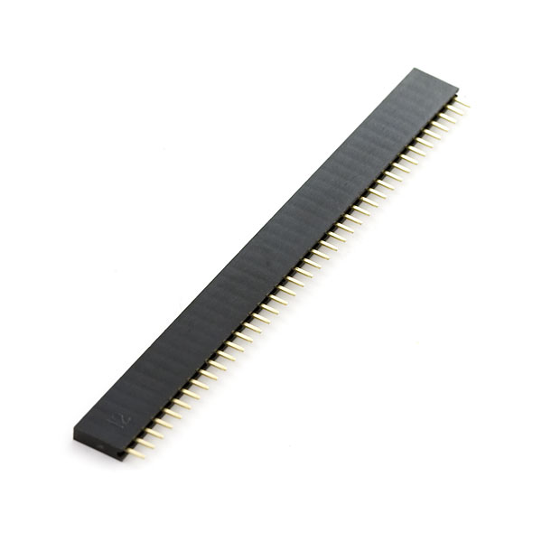80 Pieces Male and Female Pin Header Connector 40 Pin 2.54 mm Single Row Straight Pin for Arduino Shield