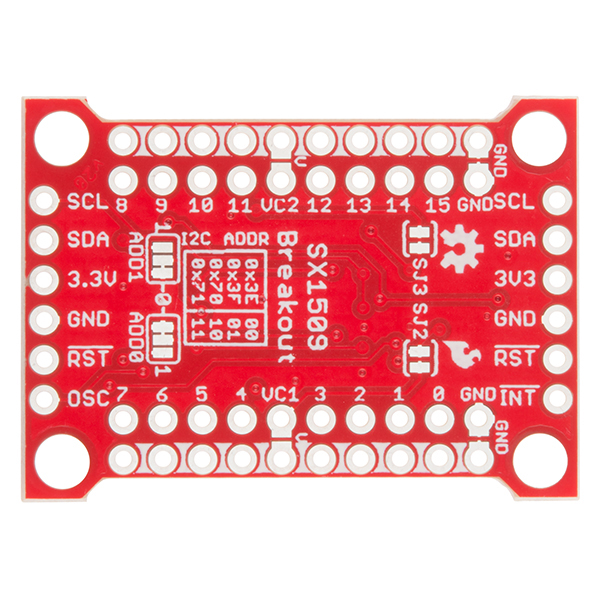 Red SX1509 16 CH I//O Output Module LED Driver Keyboard GPIO DIY for Arduino