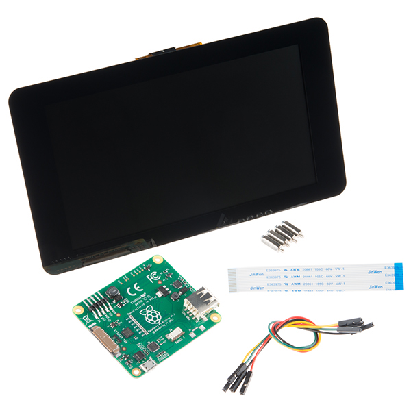 Blue Stand Official Raspberry Pi 7" Touchscreen Display With Flotilla 