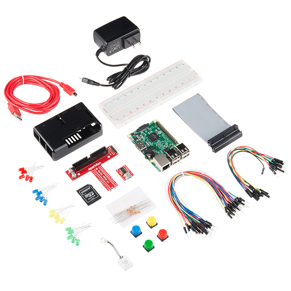 Edition Plug EU Plus V-Kits Kit de débutant ultime de Raspberry Pi 3 Modèle B+ 