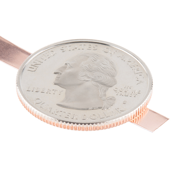 Copper Tape on Quarter