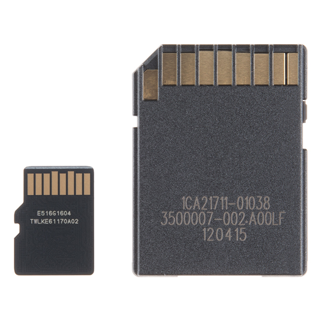 microSD Card with Adapter - 16GB (Class 10)