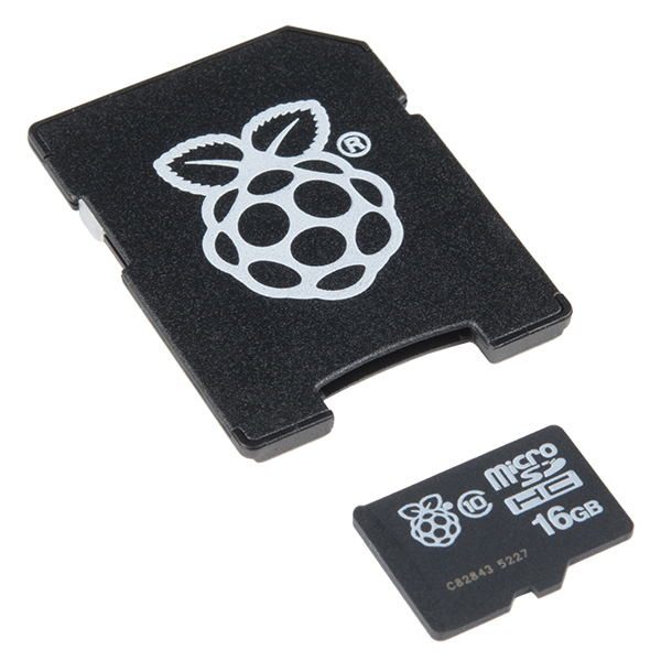 Raspberry Pi™ - 16GB MicroSD NOOBS Card - COM-13945 - SparkFun Electronics