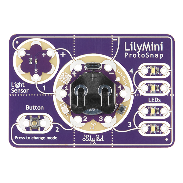 LilyMini ProtoSnap Board Top