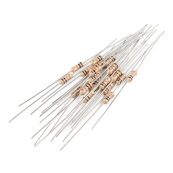 100 Pieces 10 Ohm Resistors 1/4 Watt 5%