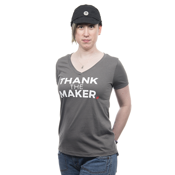 Thank the Maker Women's Tee - Medium
