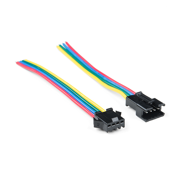 LED Strip Light Cable RGB RGBW Male Female Connector  Adapter Wire  4 pin 5 Pin