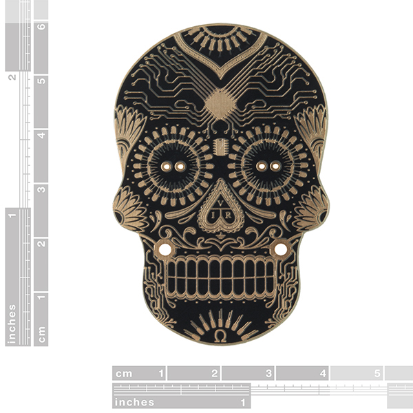 skull soldering kit dimensions