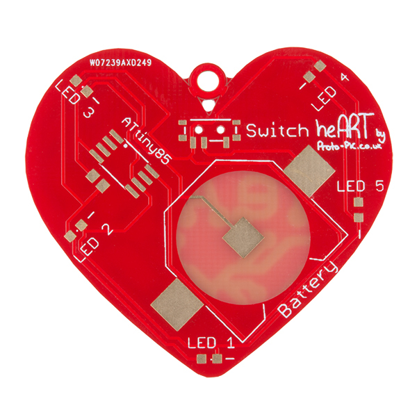 heART soldering kit back side