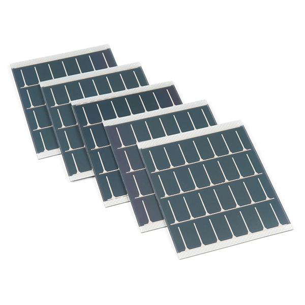 PowerFilm Solar Panel - 50mA@4.8V w/PSA & Kynar (5 Pack)