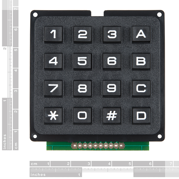 Alphanumeric 16 Button Keypad 