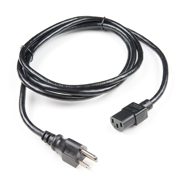Power Cable 10a Iec C13 2m Tol 14935 Sparkfun Electronics