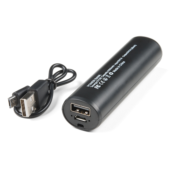 varm Selv tak Glimte Low Current Lithium Ion Battery Pack - 2.5Ah (USB) - TOL-15204 - SparkFun  Electronics