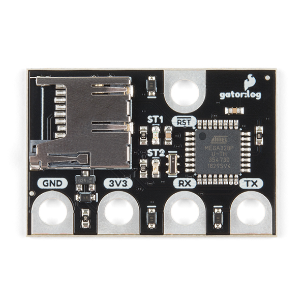 gator:log - micro:bit Accessory Board front