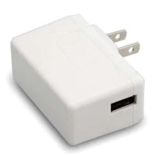 Mean Well Slim Wall-Mounted Power Adapter USB A 12W - 5V, 2.4A