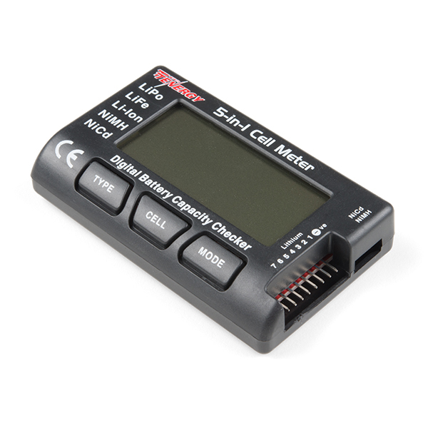 Electrical Testers Tenergy 5-In-1 Battery Meter Intelligent Cell Digital Checker 