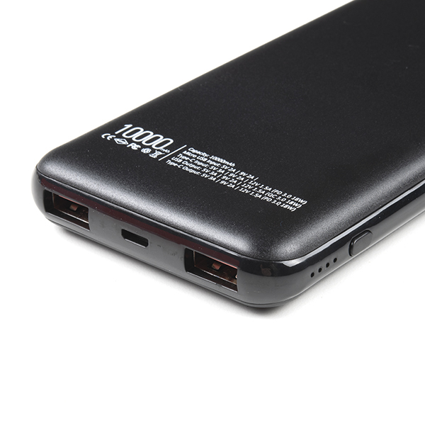 Lithium Ion Battery Pack - 10Ah (3A/1A USB Ports)