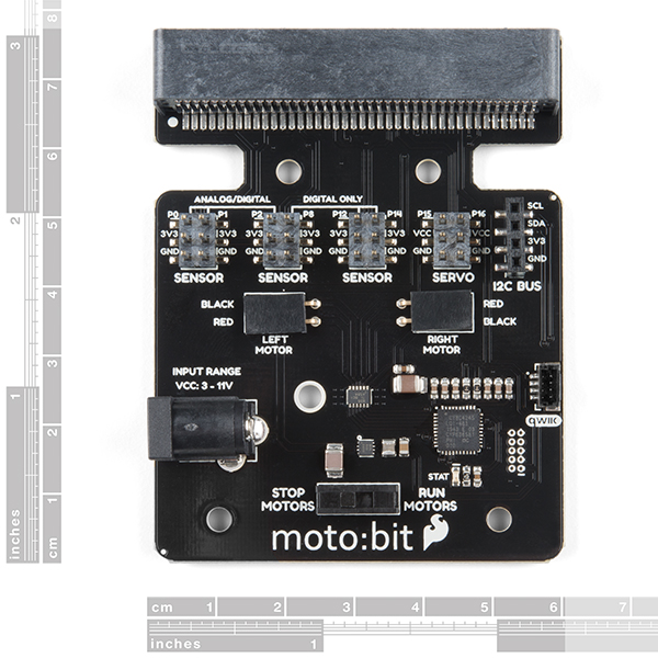 SparkFun moto:bit - micro:bit Carrier Board (Qwiic)