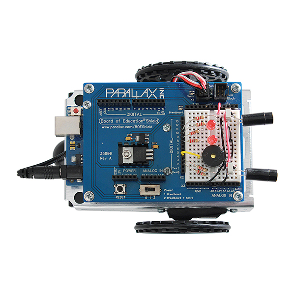 Parallax Shield Robot with Arduino