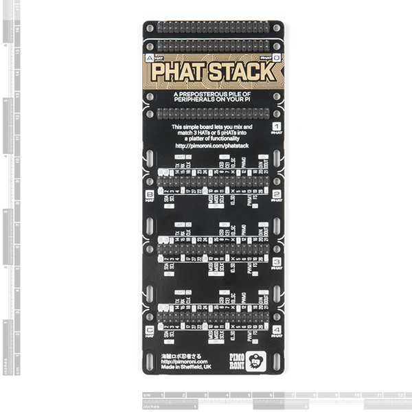 Pimoroni pHAT Stack - Fully Assembled Kit