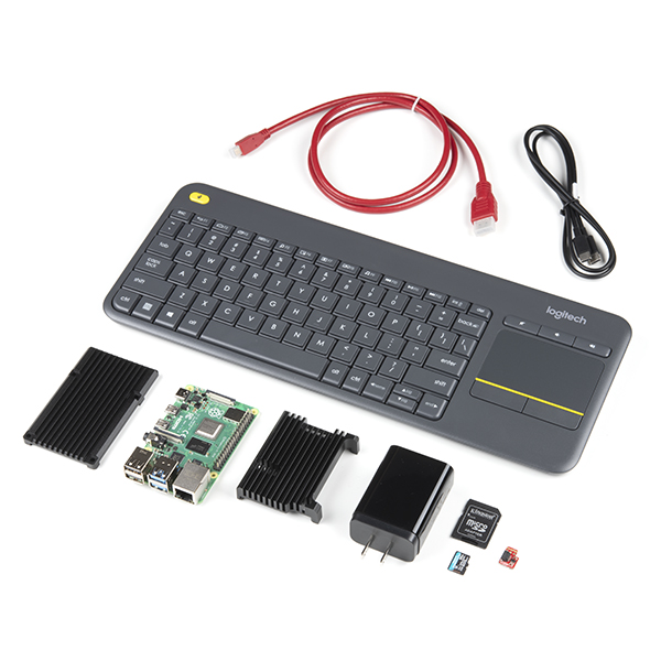 Raspberry Pi 4 B 4GB Official Starter Kit (Black) - UCreate