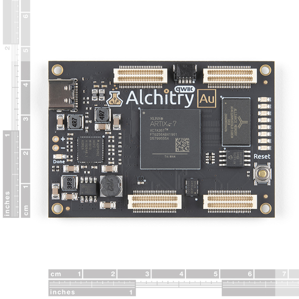 Alchitry Au FPGA Development Board (Xilinx Artix 7)