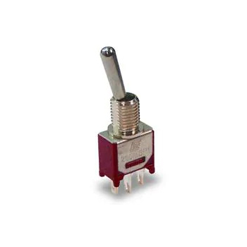 Toggle Switch - 3A, 120VAC, 28VDC, DPDT, ON-NONE-ON, SLDR