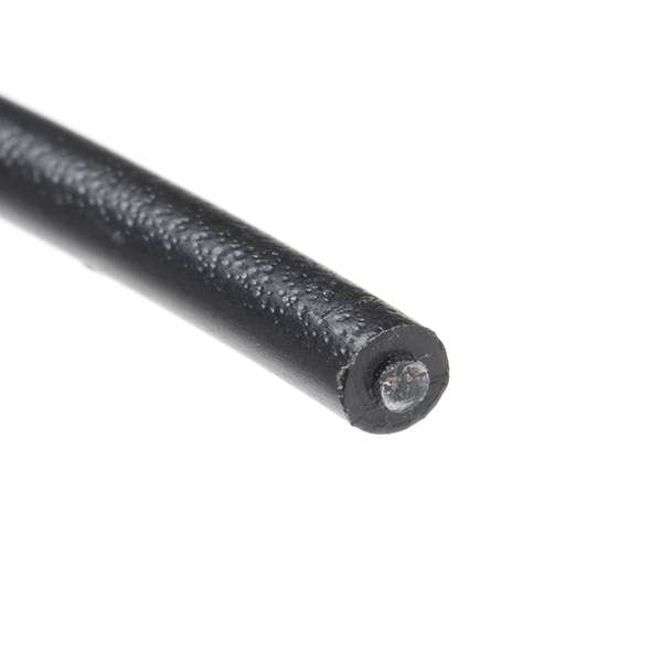 2.2mm Simplex Plastic Fiber - Black Jacket 960/1000um (1m length)