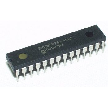 Microcontrolador Pic16f876a Pic 16f876a Microchip 28 Pines 