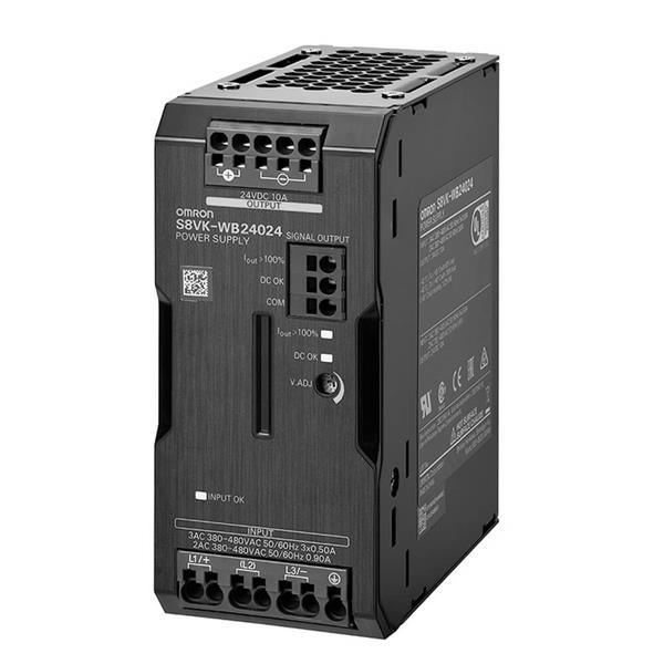 S8VK-WB Switch Mode Power Supply - 3-Phase, 480VAC, 24V, 240W