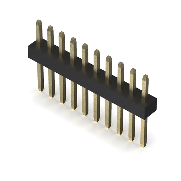 10-Pin Male Header, 1.0mm Pitch
