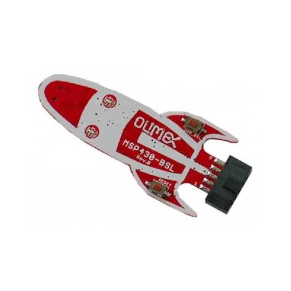 Rocket-Shaped BSL Programmer Suitable For MSP430 Microcontrollers