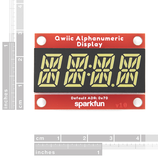 SparkFun Qwiic Alphanumeric Display - White