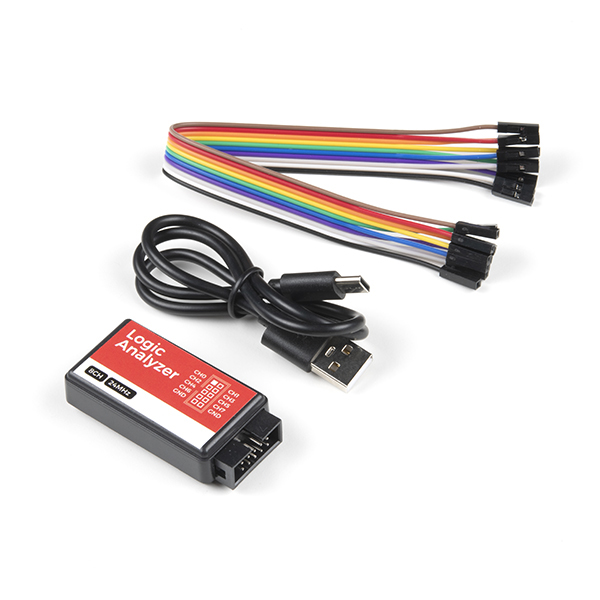 Mini-Saleae 8-channel Logic Analyzer USB 24M/sec Sampling Rate Support 1.1.16 